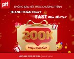 Thông báo kết thúc chương trình: THANH TOÁN NGAY - FAST QUÀ LIỀN TAY