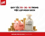 Quy tắc 70-20-10 trong việc lập ngân sách