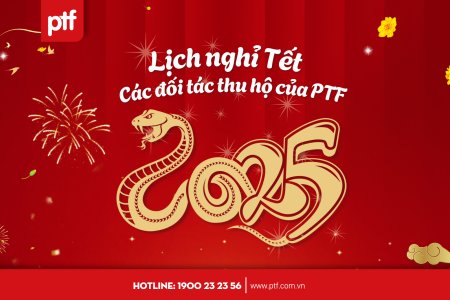 Thông báo lịch nghỉ Tết các đối tác thu hộ của PTF