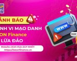 THÔNG BÁO QUAN TRỌNG: CẢNH BÁO CÁC WEBSITE, FANPAGE, ZALO OA GIẢ MẠO LẤY DANH NGHĨA AEON FINANCE