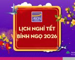 LỊCH NGHỈ TẾT BÍNH NGỌ 2026