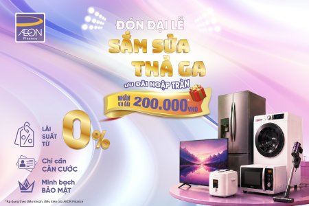 ĐÓN ĐẠI LỄ – SẮM SỬA THẢ GA, ƯU ĐÃI NGẬP TRÀN